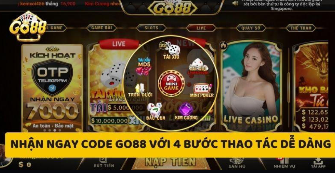 Nhận code Go88 hôm nay qua Fanpage chính thức – Đừng bỏ lỡ